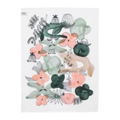 Kukkamaa keittiöpyyhe 50x70 cm, Vihreä