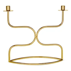 Kynttilänjalka candelabra duett, Messinki