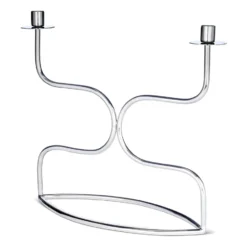 Kynttilänjalka candelabra duett, Nikkelöity messinki