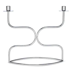 Kynttilänjalka candelabra duett, Nikkelöity messinki