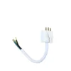 Lamppuliitin DCL, valkoinen, johdolla 15 cm