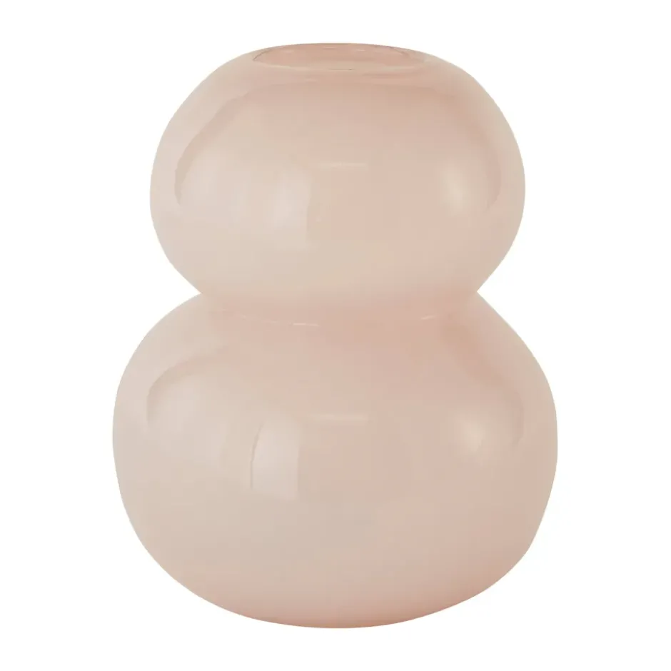 Lasi maljakko 30 cm, Rose