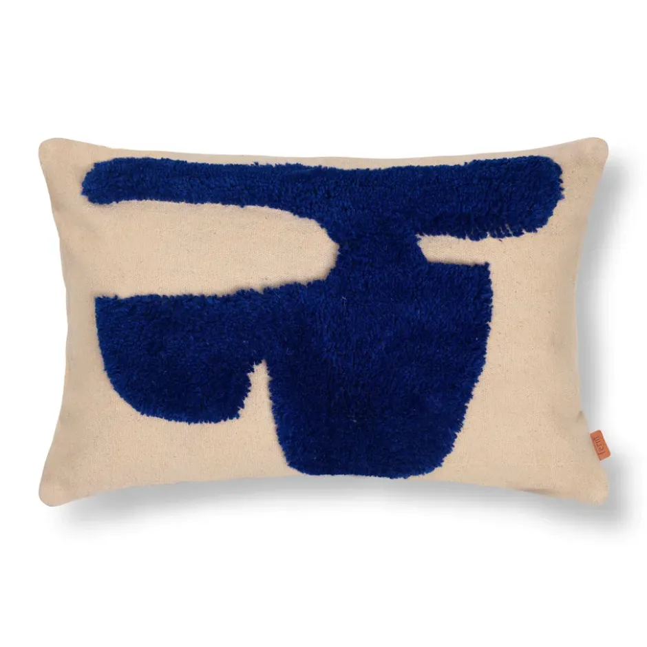 Lay suorakulmainen tyyny 40 x 60 cm, Sand / Bright Blue