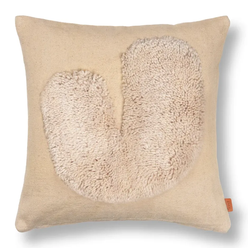 Lay tyyny 50 x 50 cm, Sand / Off-white