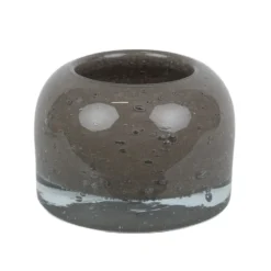 Leah kynttilälyhty Ø15 cm, Ruskeanharmaa