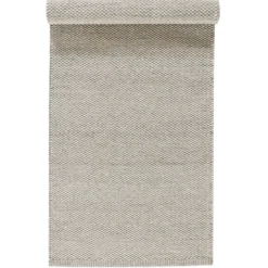 Lea villamatto luonnonvalkoinen, 80x240 cm