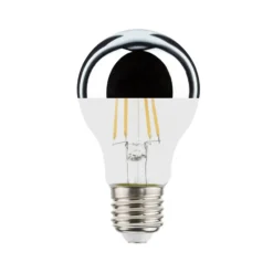 LED Top Mir valonlähde E27, läpinäkyvä/hopea, 2700K 680lme 7W