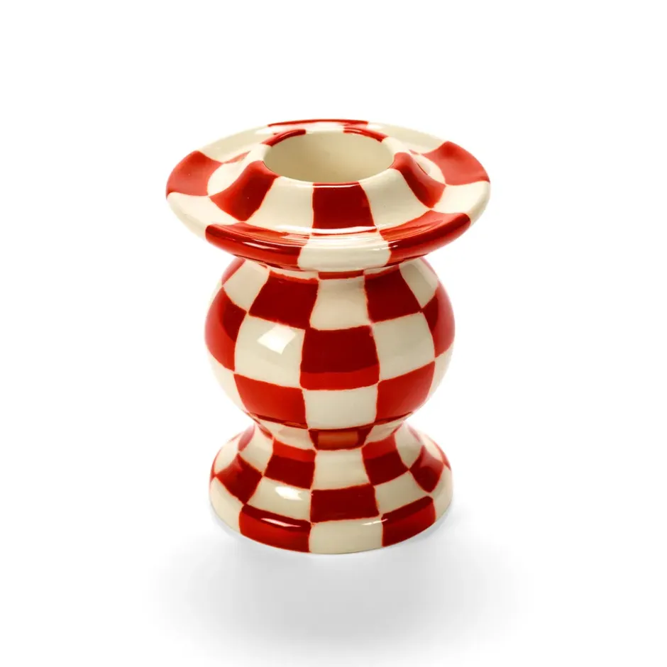 Les Objets Mouleversants N°2 kynttilänjalka, Red-white