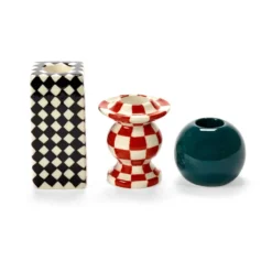 Les Objets Mouleversants N°2 kynttilänjalka, Red-white