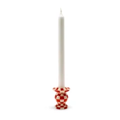 Les Objets Mouleversants N°2 kynttilänjalka, Red-white