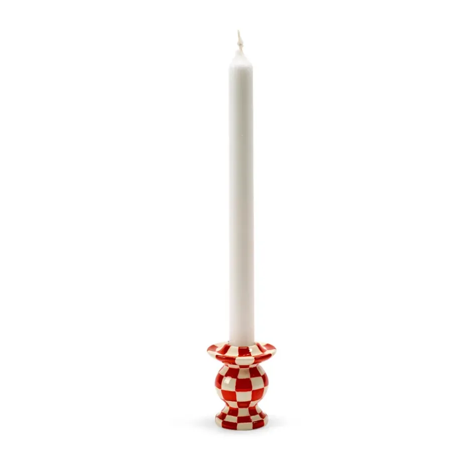 Les Objets Mouleversants N°2 kynttilänjalka, Red-white