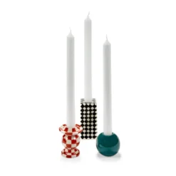Les Objets Mouleversants N°1 kynttilänjalka, Black-white