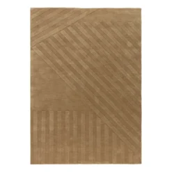 Levels Stripes villamatto, Beige, 170x240 cm