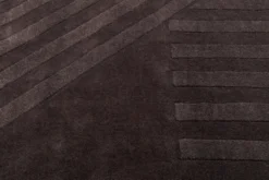 Levels Stripes villamatto, Ruskea, 200x300 cm