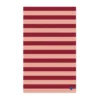 Leya stripe -pyyhe 150 x 250 cm, Punainen-vaaleanpunainen