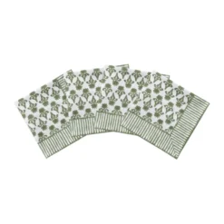 Lily-puuvillalautasliina, Vihreä, 4-pack, 45x45 cm