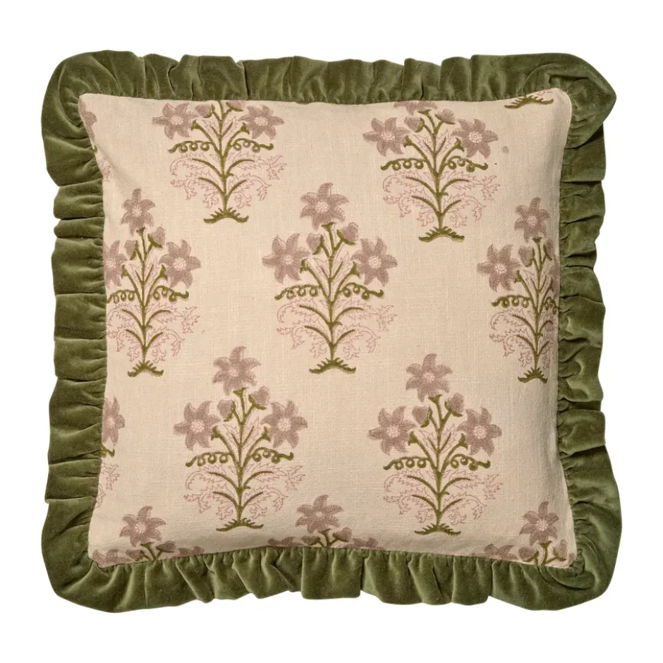 Lily tyynynpäällinen 50x50 cm, Vihreä