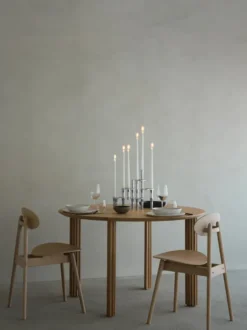 Lind Curve yhdisteltävä kynttilänjalka kromi, Single