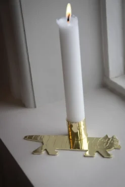 Lisa Larson Mikey kynttilänjalka, Kulta