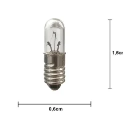 Lit valonlähde E5 varalamppu 12V 0,6W, Kirkas