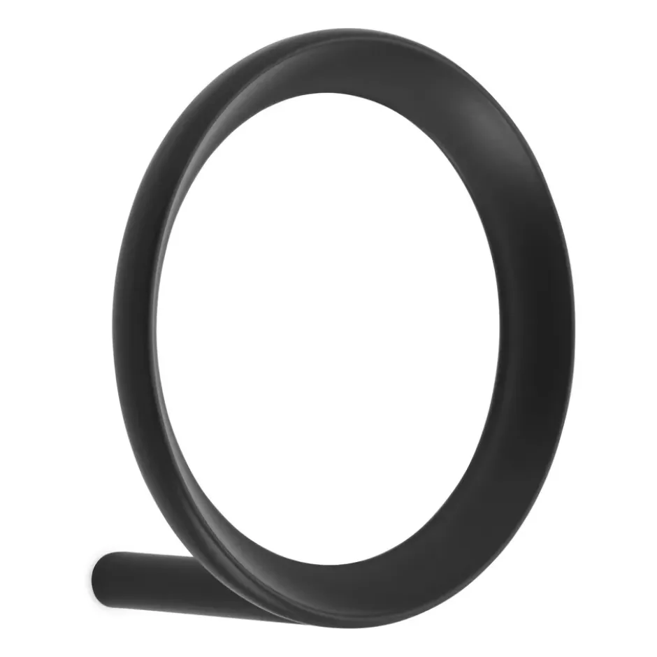 Loop koukku large Ø 9,4 cm, Black