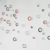 Loop koukku medium Ø 7,8 cm, Red