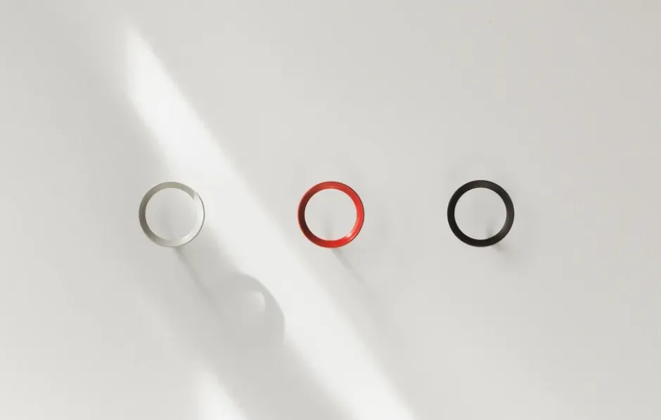 Loop koukku medium Ø 7,8 cm, Red