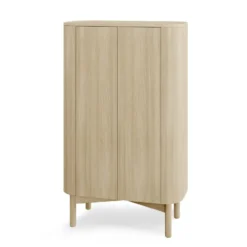 Loud tall kaappi 143 cm, Light oiled oak