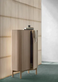 Loud tall kaappi 143 cm, Light oiled oak