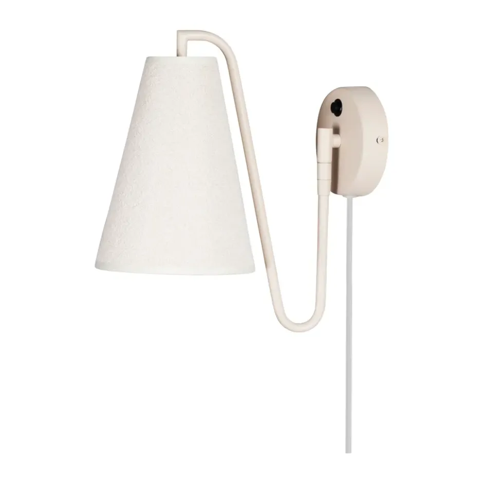 Lou seinävalaisin, Bouclé vit-beige