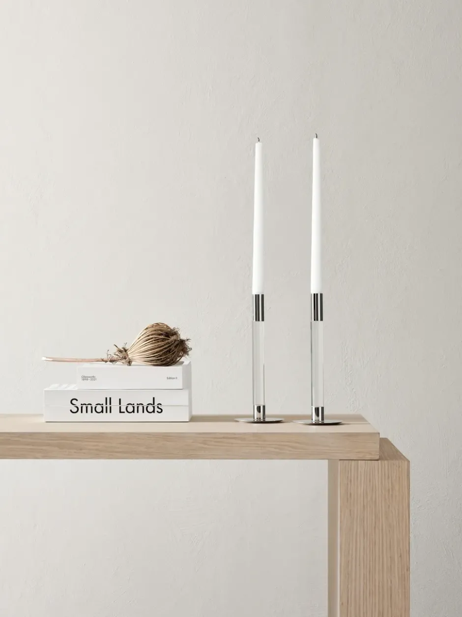 Lumiere kynttilänjalka 26,5 cm 2-pack, Kirkas