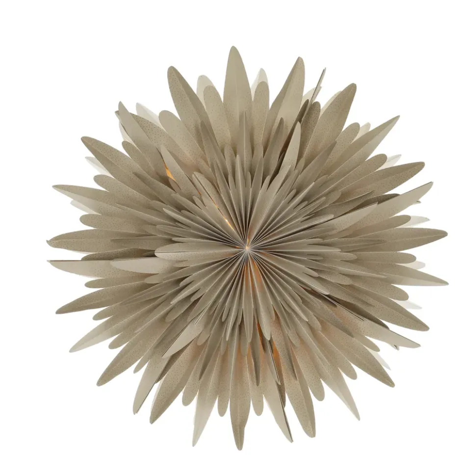 Luna adventtitähti beige pilkullinen, 80 cm