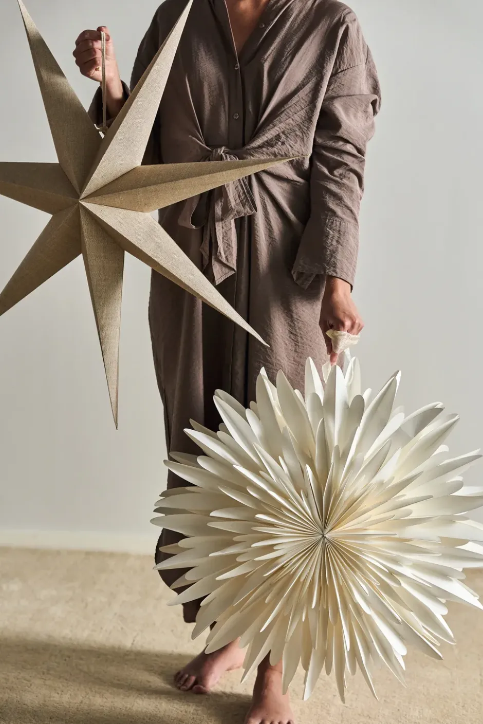 Luna adventtitähti valkoinen, 60 cm