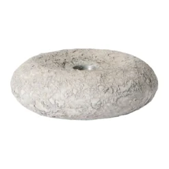 Luna kynttilänjalka, Harmaa, Ø13×4,8 cm