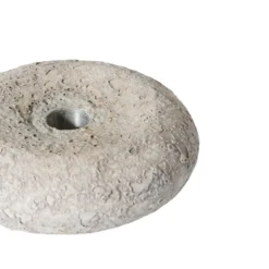 Luna kynttilänjalka, Harmaa, Ø13×4,8 cm