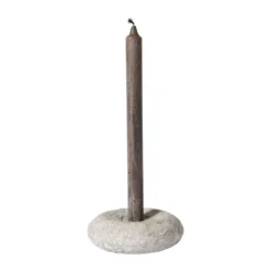 Luna kynttilänjalka, Harmaa, Ø13×4,8 cm