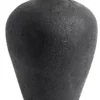 Luna ruukku 40 cm, Musta-terracotta