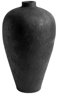 Luna ruukku 80 cm, Musta-terracotta