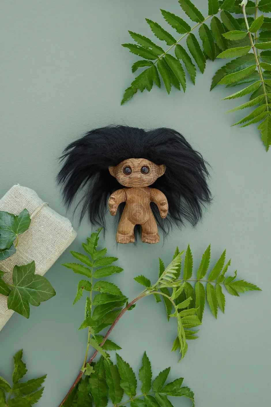 Lyckotroll 9 cm, Tammi