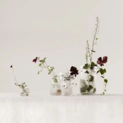 Lyngby maljakko, Burgundy, 25 cm