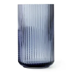 Lyngby maljakko lasi keskiyönsininen, 31 cm