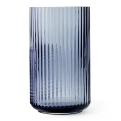 Lyngby maljakko lasi keskiyönsininen, 38 cm