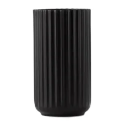 Lyngby maljakko musta matta, 15 cm