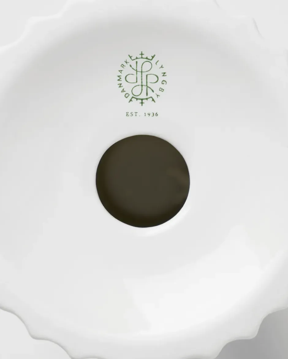 Lyngby Tura -kynttilänjalka 14 cm, Valkoinen