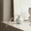 Lyngby Tura -maljakko valkoinen, 14,5 cm