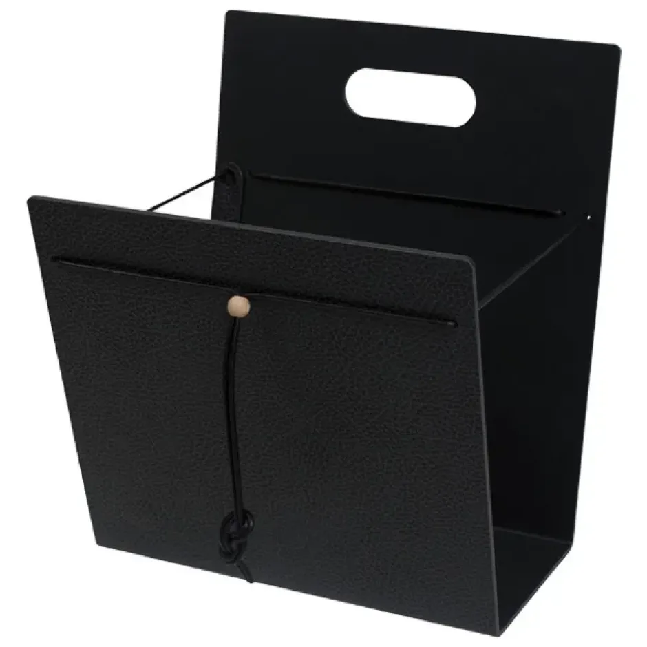 Magazine Holder Hippo, M, Black-anthracite