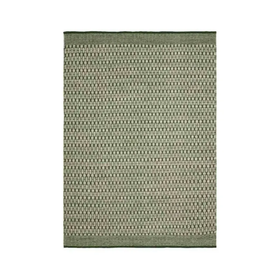 Mahi matto, Green/off white 170 x 240 cm