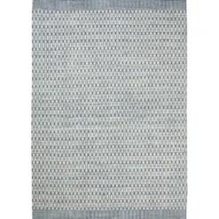Mahi matto 200 x 300 cm, Luonnonvalkoinen-sininen