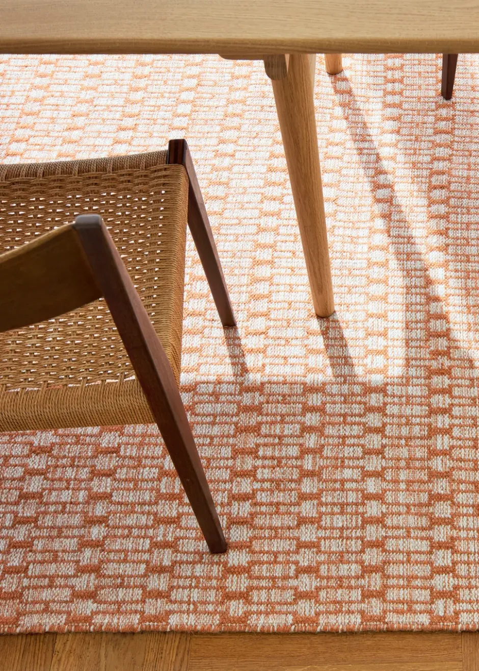 Mahi matto 200 x 300 cm, Off white-orange