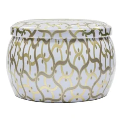 Maison Blanc Mini Tin tuoksukynttilä 25 tuntia, Suede Blanc